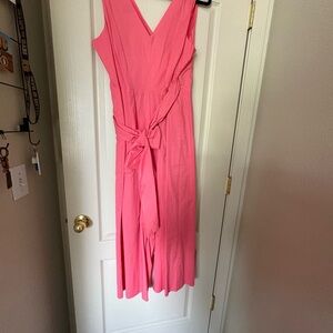 J. Crew Pink Sleeveless Jumpsuit